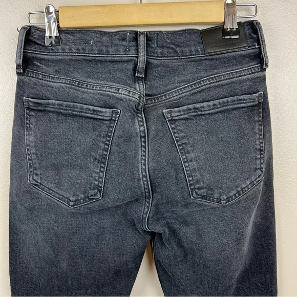 Citizens of Humanity Emannuelle Boot Cut Jeans Size 24 Faded Black Mid Rise - Picture 9 of 11